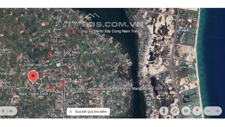 Cần tiền kinh doanh bán đất sổ đỏ ( hơn 1 tỷ) gần đường Đinh tiên hoàng, Cam lâm